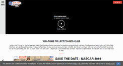 Desktop Screenshot of leftyskidsclub.com